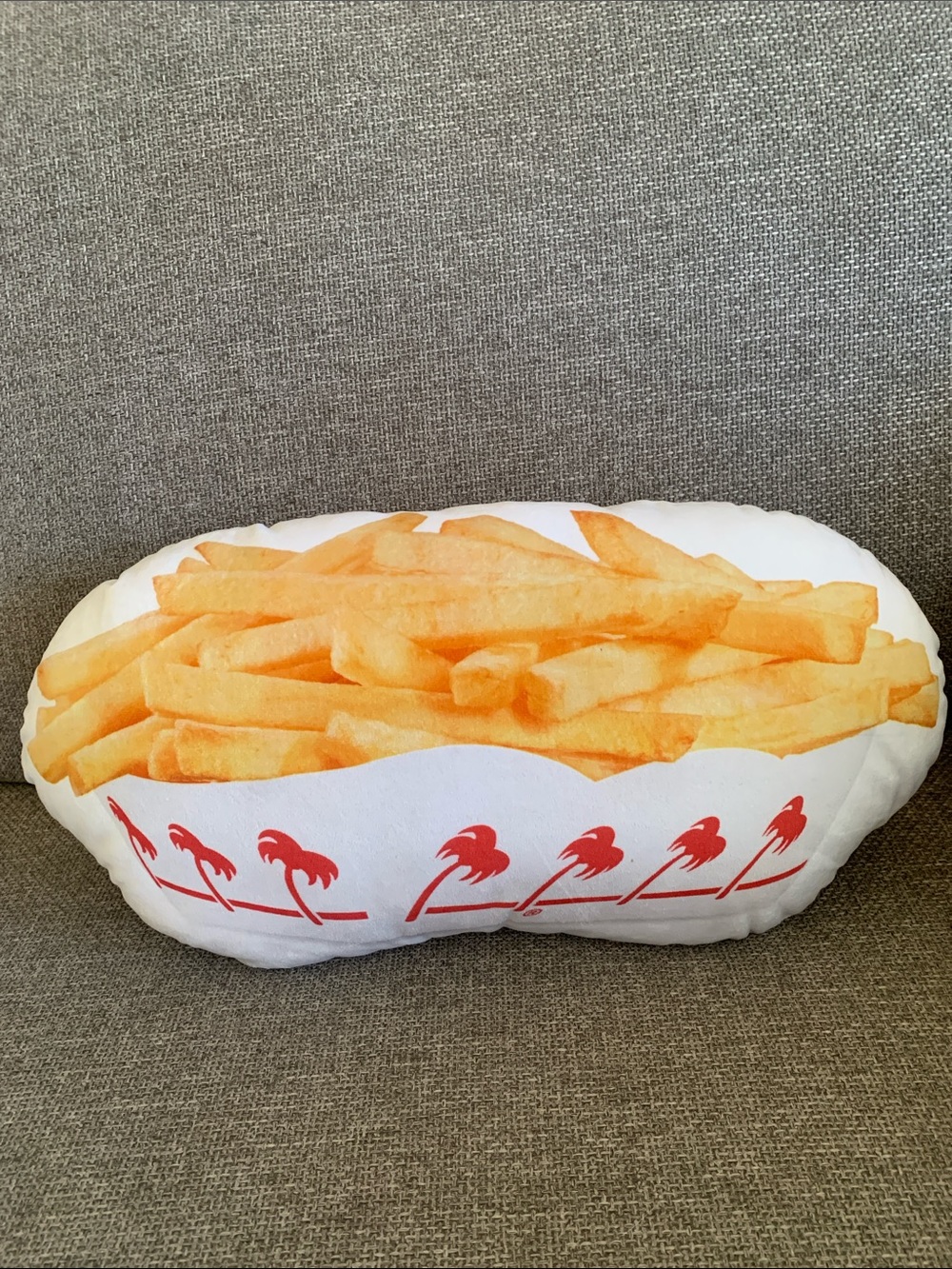 In N Out Burger French Fry Accent Pillow 17” Home Accent Plush Stuffed